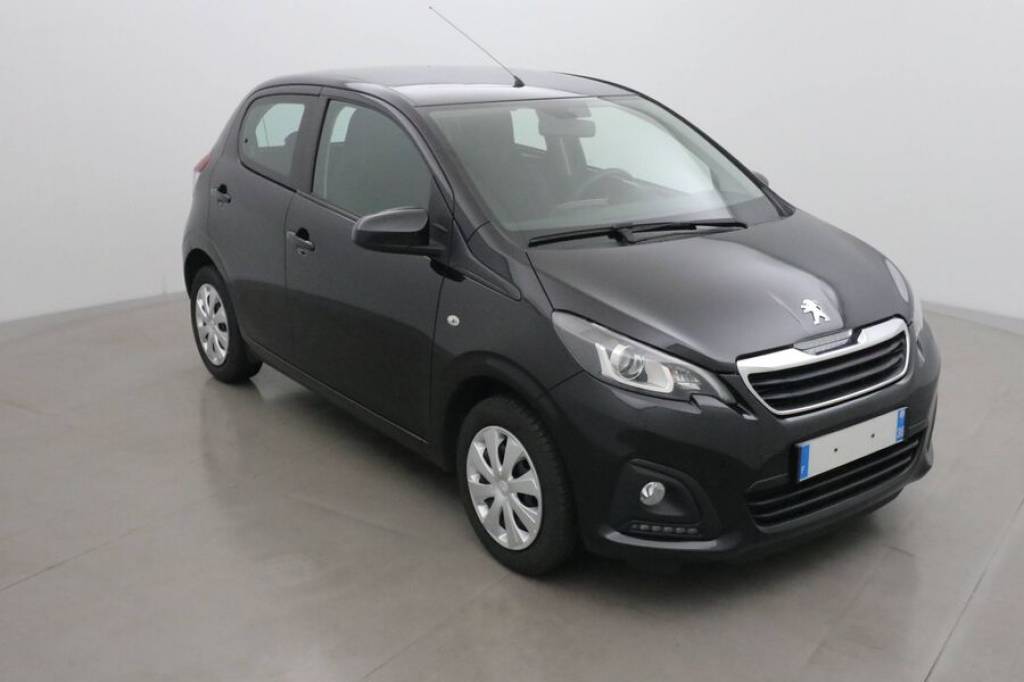 Peugeot 108 occasion noir climatisé à vendre proche de Lyon