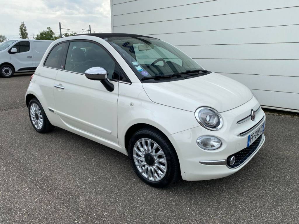 Fiat 500 C occasion cabriolet boîte automatique à Chanas auto 38