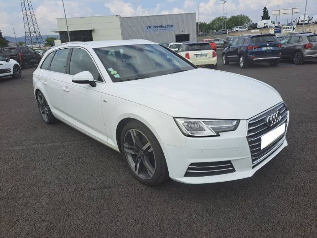 Audi A4 avant 150ch boite manuelle Blanche diesel disponible sur Lyon