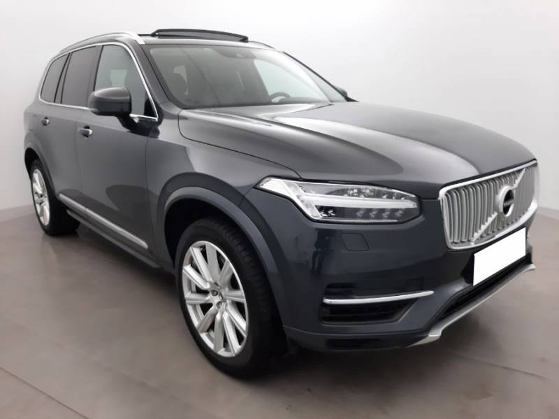 Achat voiture d'occasion hybride volvo 7 places xc90 gris t8 twin engine 2018 près de lyon en auvergne rhône alpes mandataire automobile livraison voiture à domicile crédit reprise