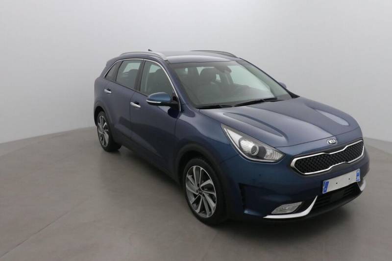 Achat voiture d'occasion kia niro 1.6 gdi 105 hybride essence bleu 2018 près de lyon en auvergne rhône alpes